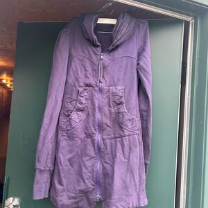 Prairie Underground Purple Hooded Utility Jacket